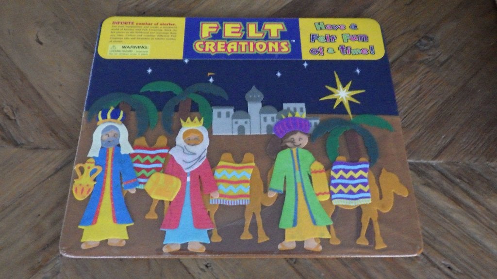 mooie vilten kerstfiguren, Diversen, Ophalen of Verzenden, Gebruikt