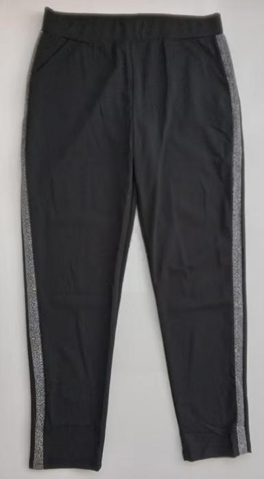 Pescara sportbroek met zilver glitter streep, maat M, nieuw, Kleding | Dames, Broeken en Pantalons, Verzenden, Zwart, Pescara