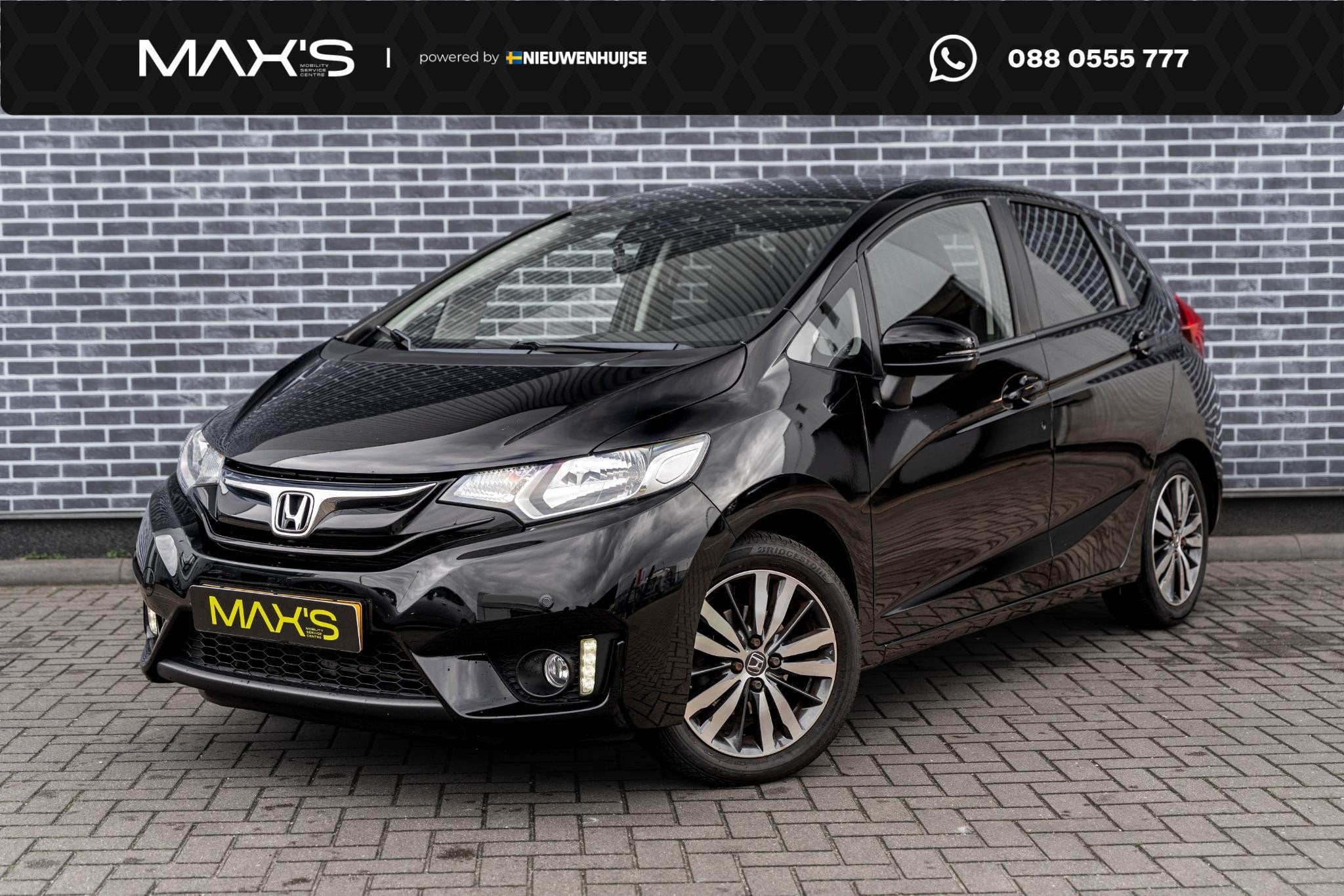 Honda Jazz 1.3 i-VTEC Elegance | Achteruitrijcamera | Parkee, Auto's, Gebruikt, 4 cilinders, 1070 kg, Bedrijf