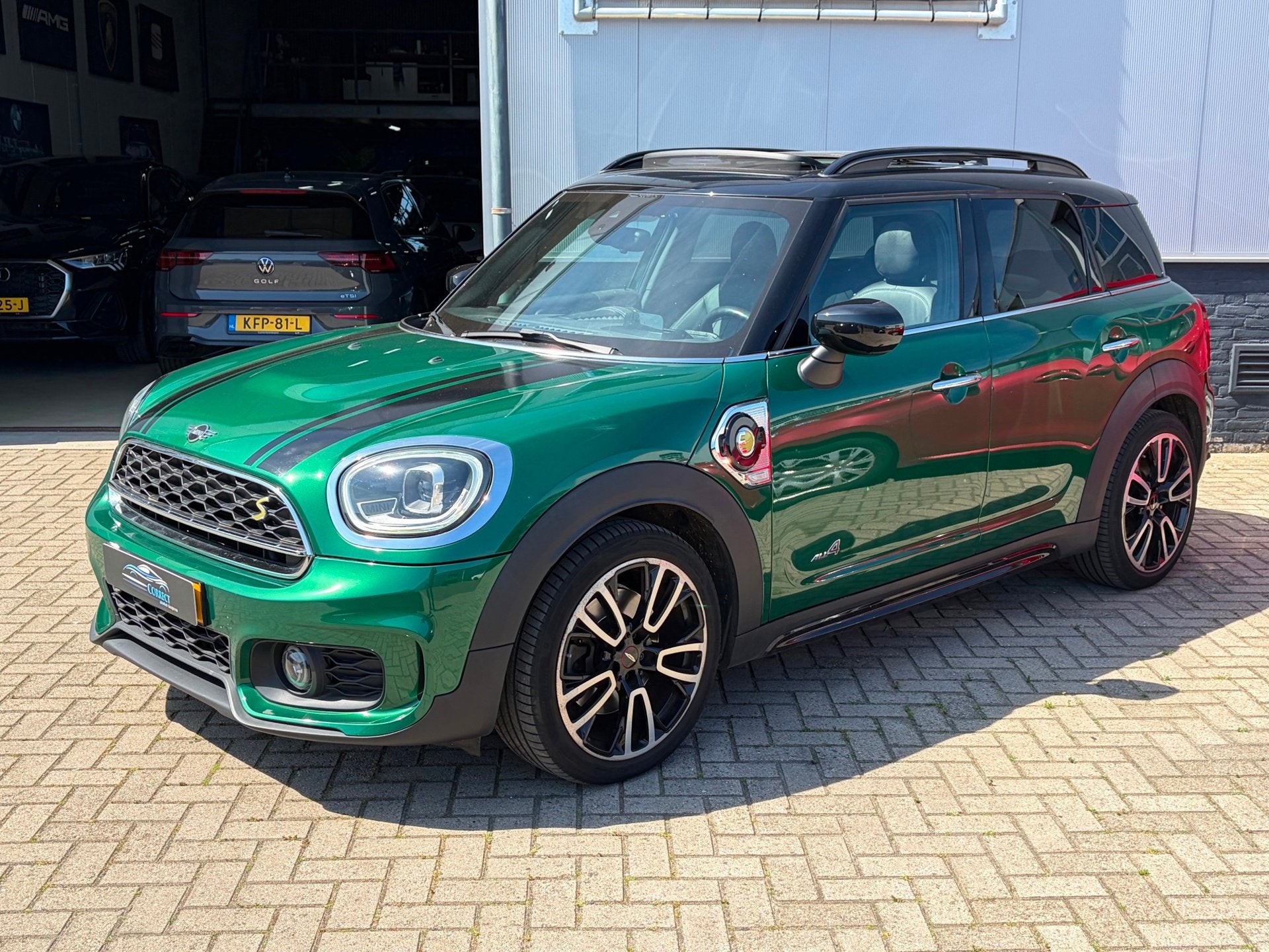 Mini Mini Countryman 1.5 Cooper S E ALL4|JWC|Pano|HUD|H&K|, Auto's, Mini, Automaat, Dealer onderhouden, 125 pk, Gebruikt