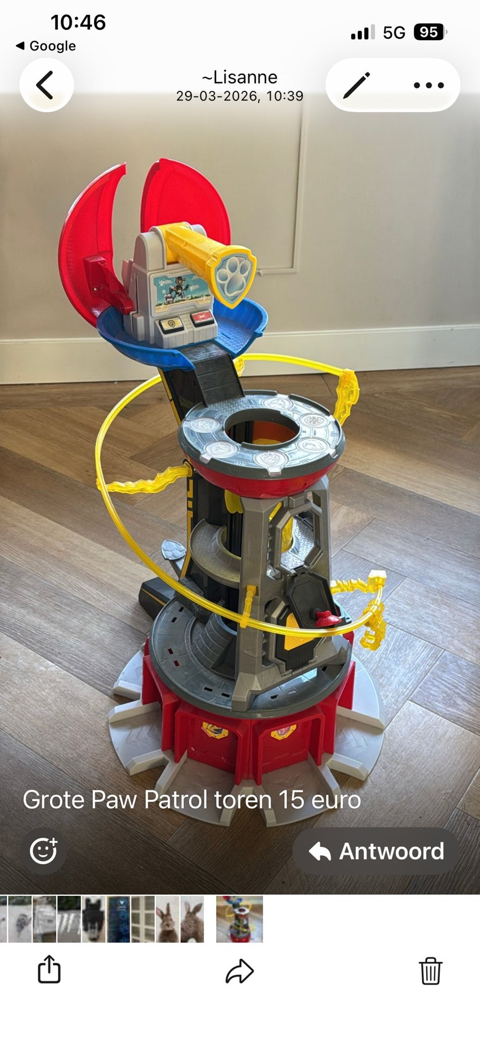 Paw Patrol Mighty Lookout Tower, Ophalen, Gebruikt, Jongen of Meisje