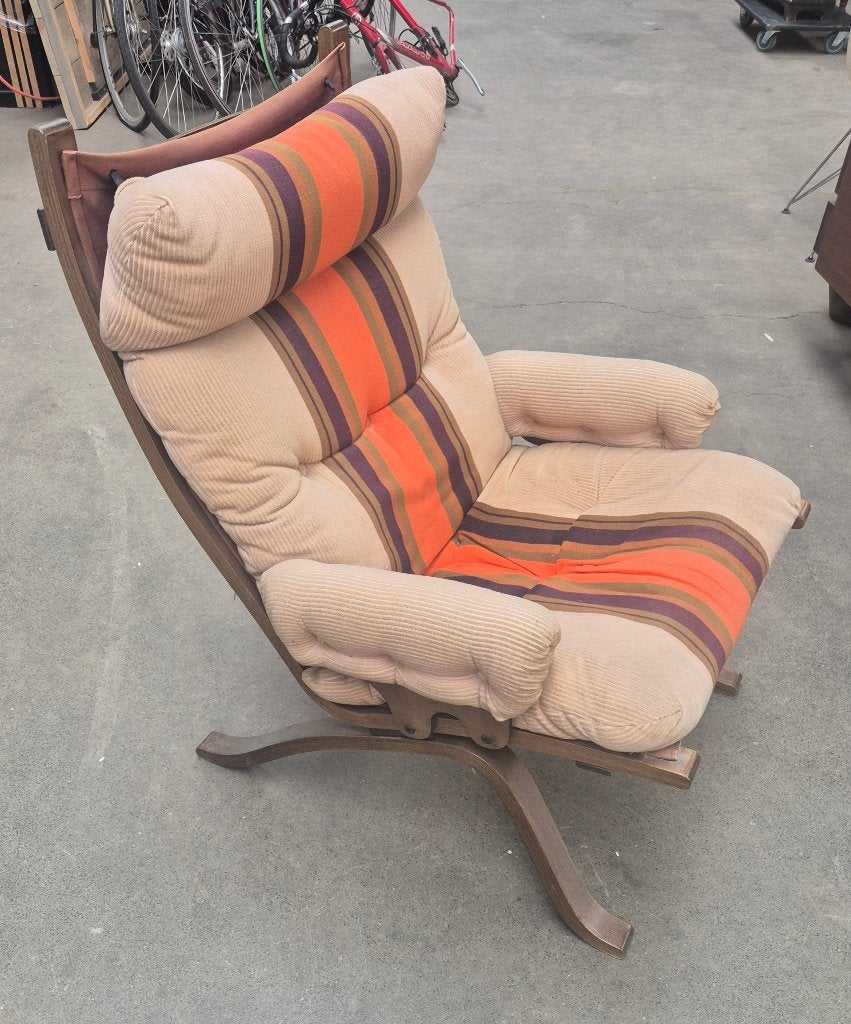 Vintage fauteuil Ingmar Relling, Ophalen, Gebruikt, Vintage, 75 tot 100 cm