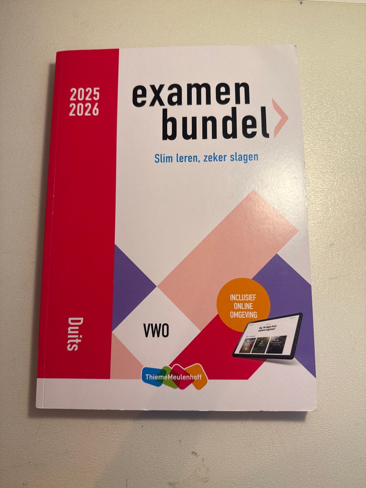 Examenbundel Duits VWO 2025/2026, Ophalen of Verzenden, Alpha, Zo goed als nieuw, WO