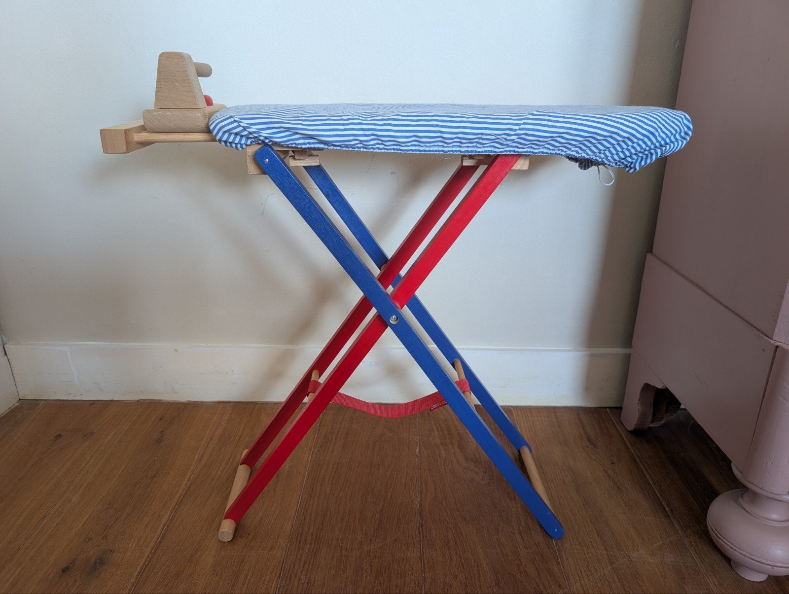 Vintage houten kinder strijkplank, Ophalen of Verzenden, Gebruikt