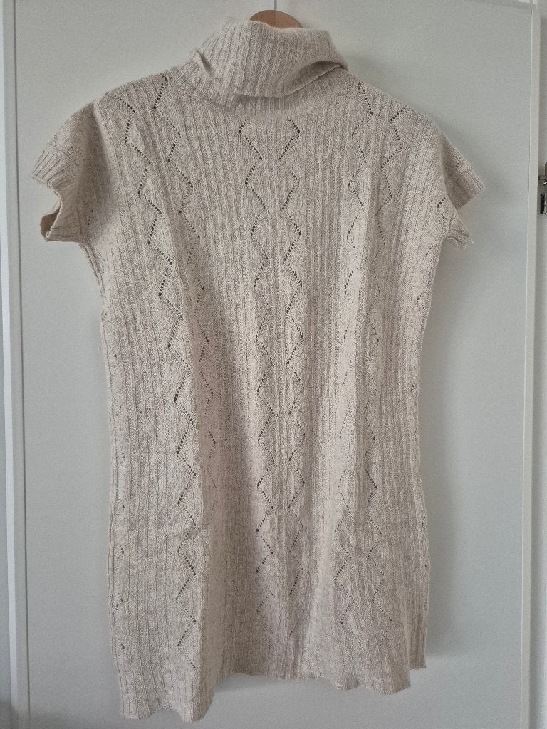 Olsen trui/ tuniek/ jurkje met col beige maat s/ m, Maat 38/40 (M), Olsen, Beige, Ophalen of Verzenden