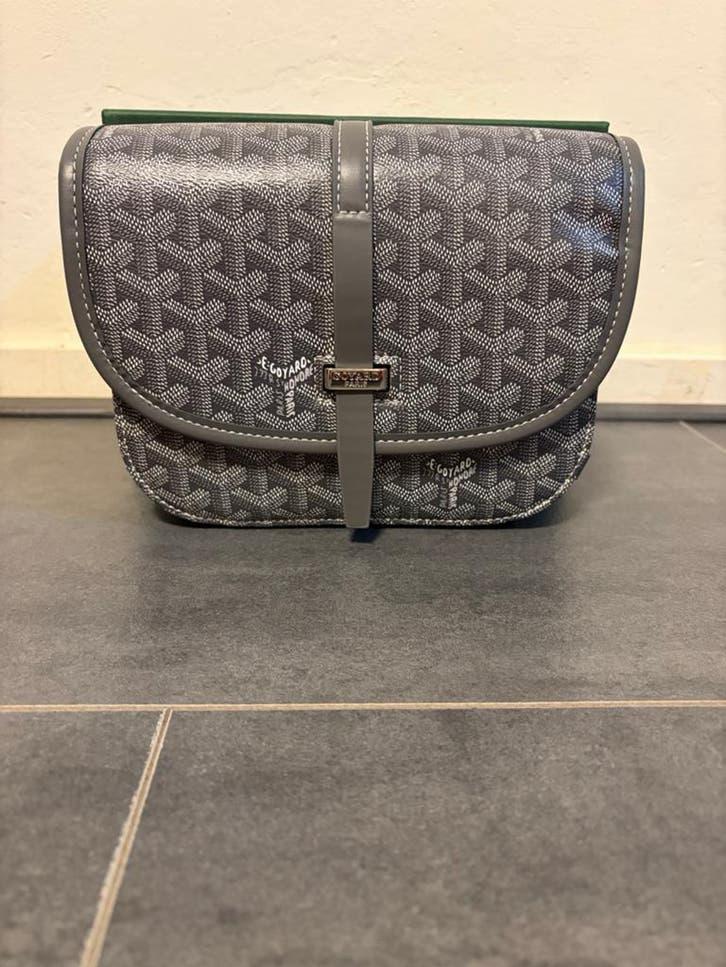 Goyard Belvedere II Messenger Bag grey, Ophalen of Verzenden, Zo goed als nieuw, Grijs, Schoudertasje