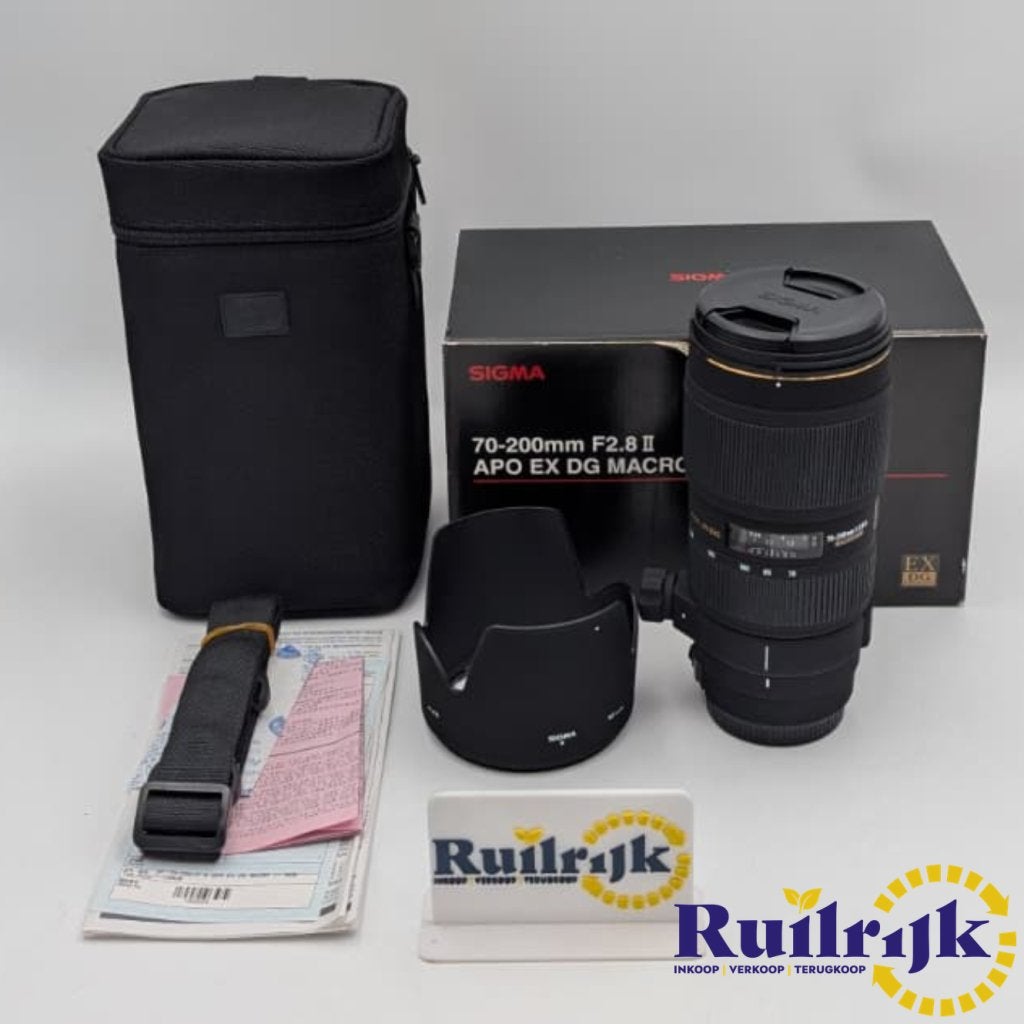 Sigma 70-200mm F2.8 II APO EX DG MACRO Lens Nikon - Zgan, Audio, Tv en Foto, Fotografie | Lenzen en Objectieven, Sigma, Zo goed als nieuw