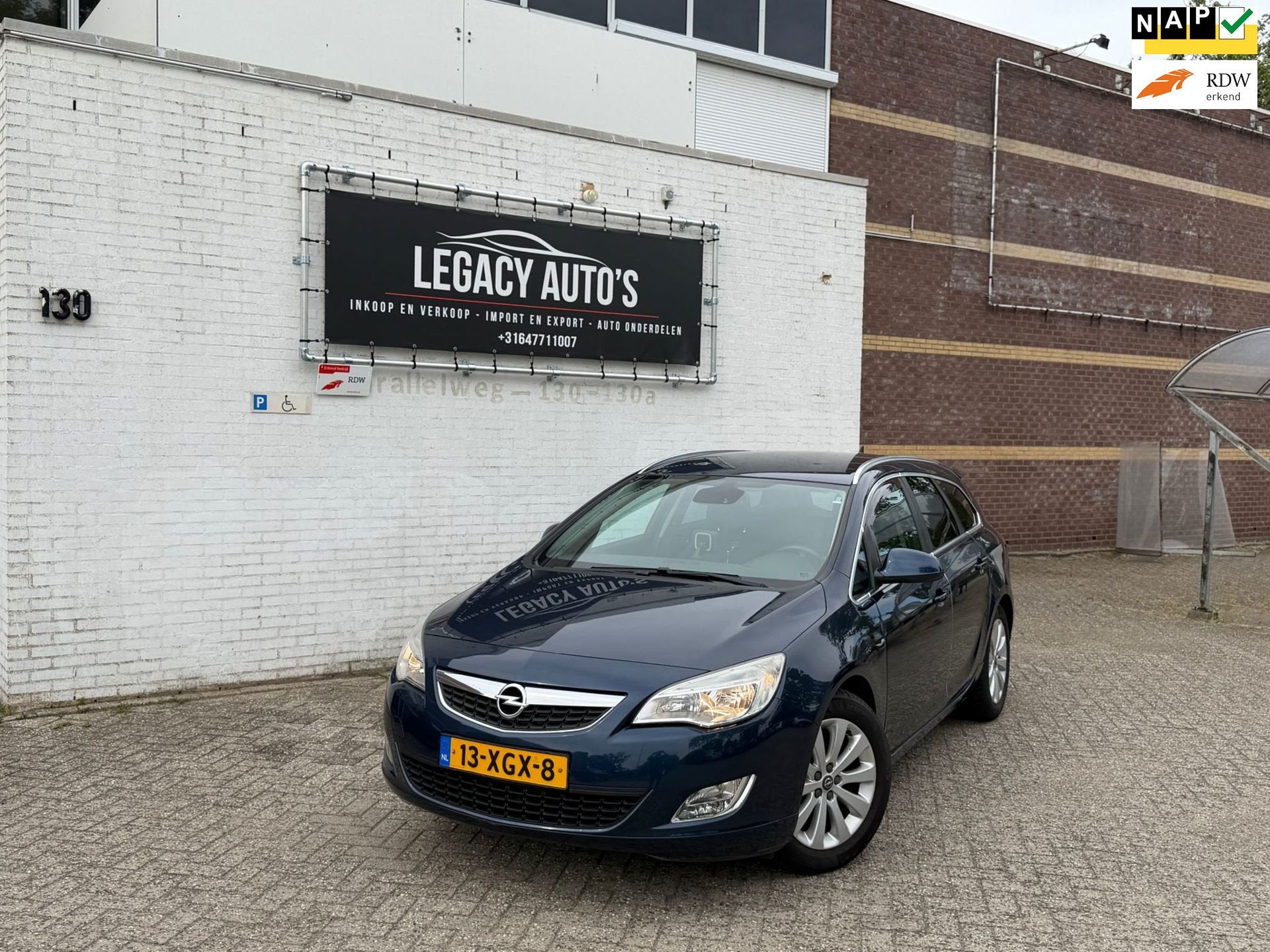 Opel Astra Sports Tourer 1.4 Turbo Cosmo - CRUISE C - RIJDT, Auto's, Voorwielaandrijving, Gebruikt, Zwart, 4 cilinders
