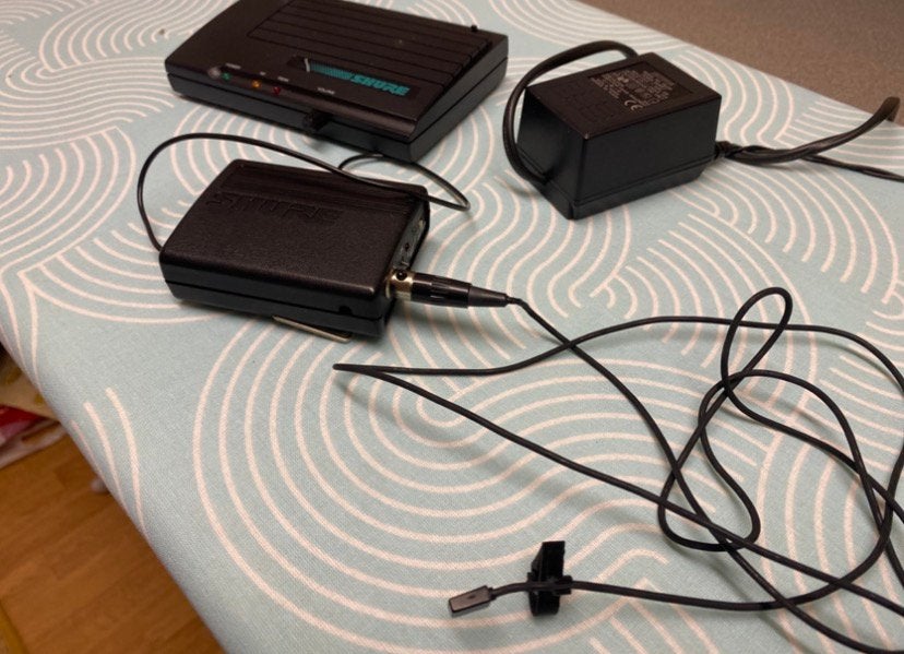 Shure draadloze knoop microfoon, Ophalen of Verzenden, Zo goed als nieuw, Zangmicrofoon