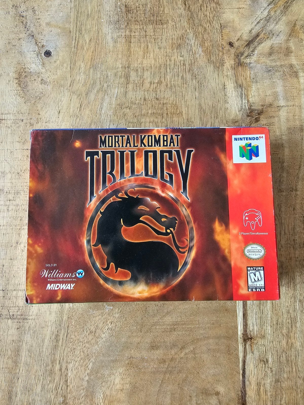 Mortal Kombat Trilogy Nintendo 64 N64 Compleet in doos, Vanaf 18 jaar, Vechten, 2 spelers, Eén computer