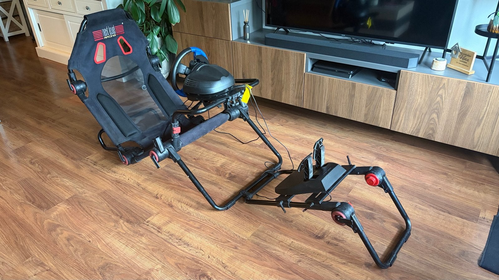 Next Level Racing F-GT Lite Cockpit + Thrustmaster T150, Ophalen, Zo goed als nieuw, Playseat of Racestoel, PlayStation 3