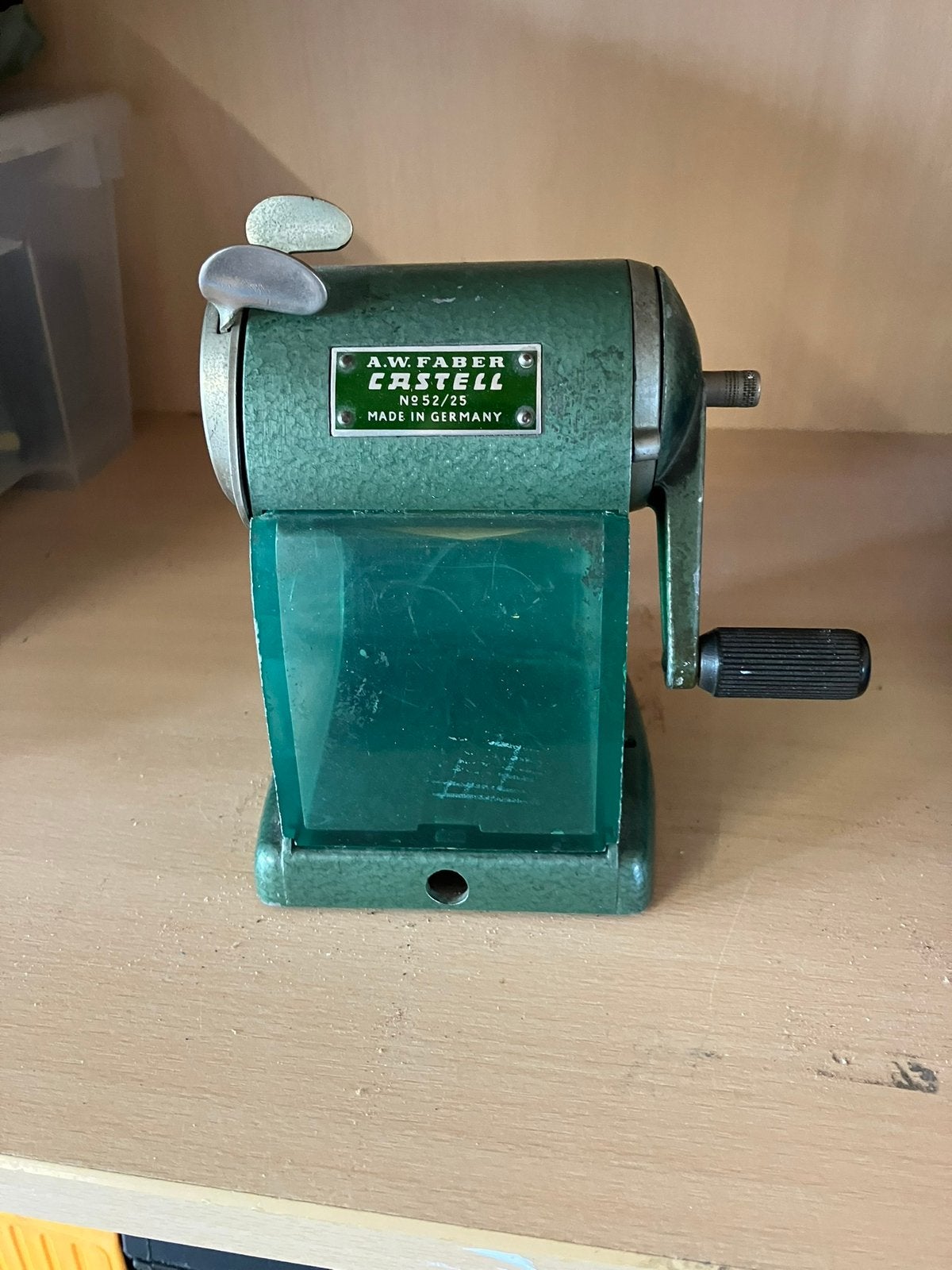 Faber castell 52/25 puntenslijper vintage, Ophalen of Verzenden