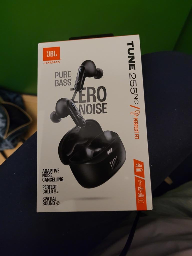 JBL Tune 255nc oortjes, Zwart, In gehoorgang (in-ear), Nieuw, Ophalen of Verzenden