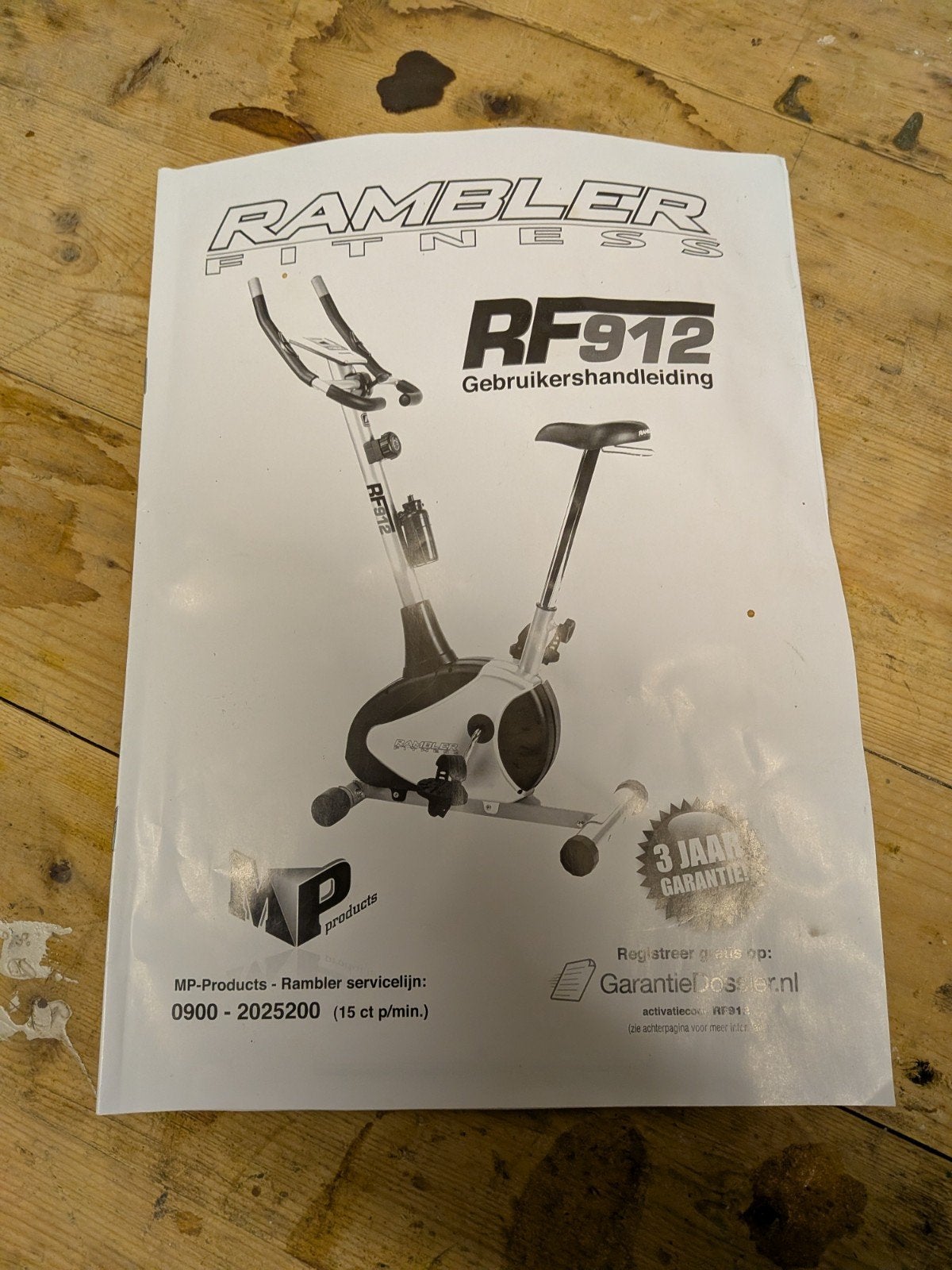 Rambler Fitness RF912 Hometrainer - Zo goed als nieuw, Ophalen, Zo goed als nieuw, Metaal, Benen