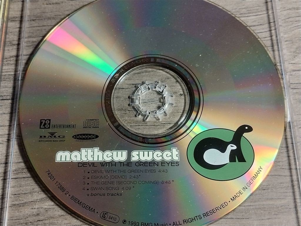 Matthew Sweet ‎– Devil With The Green Eyes, Ophalen of Verzenden, Zo goed als nieuw, Pop