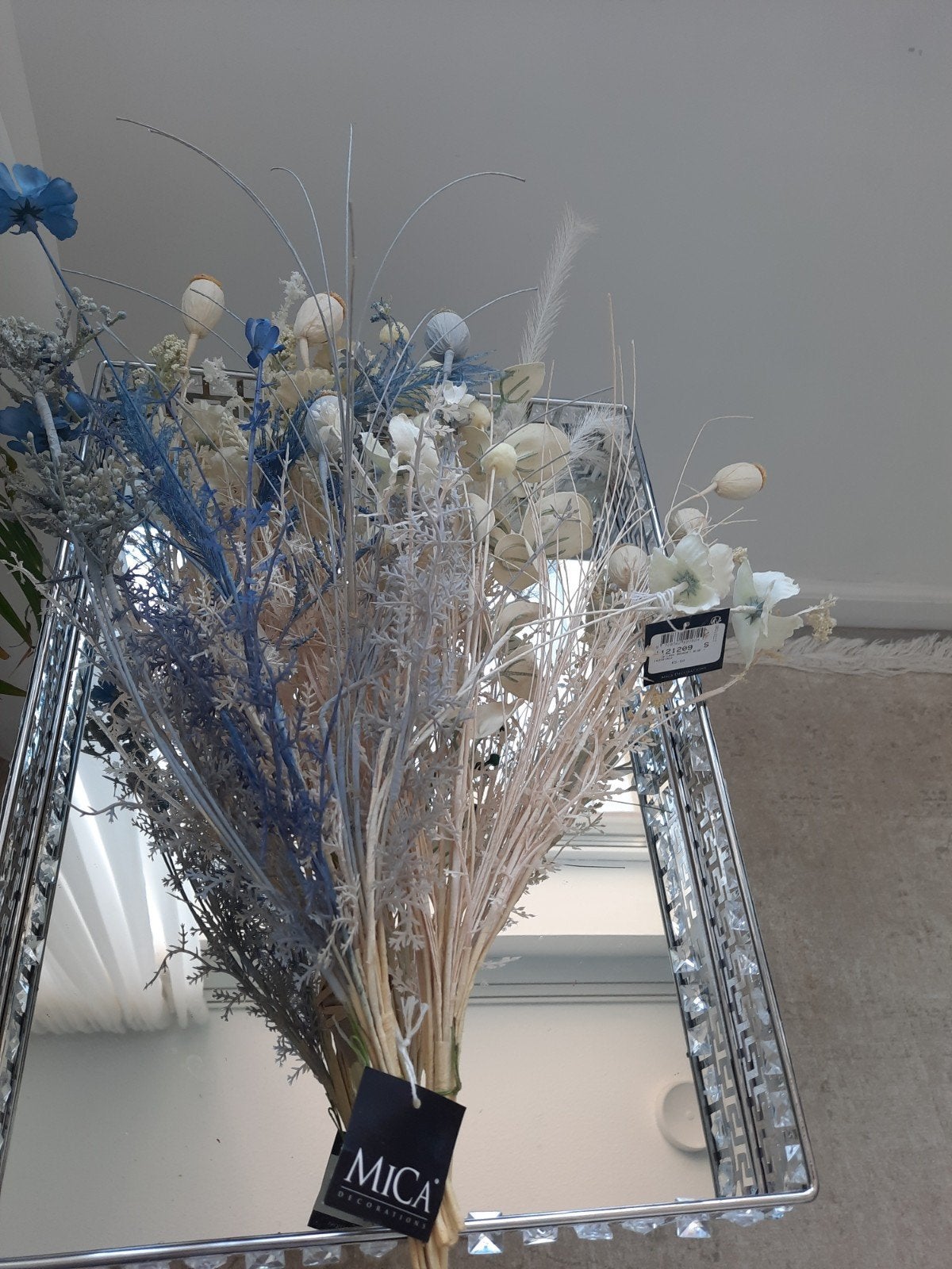 Mica kunstbloemen boeket nieuw, Ophalen of Verzenden, Nieuw
