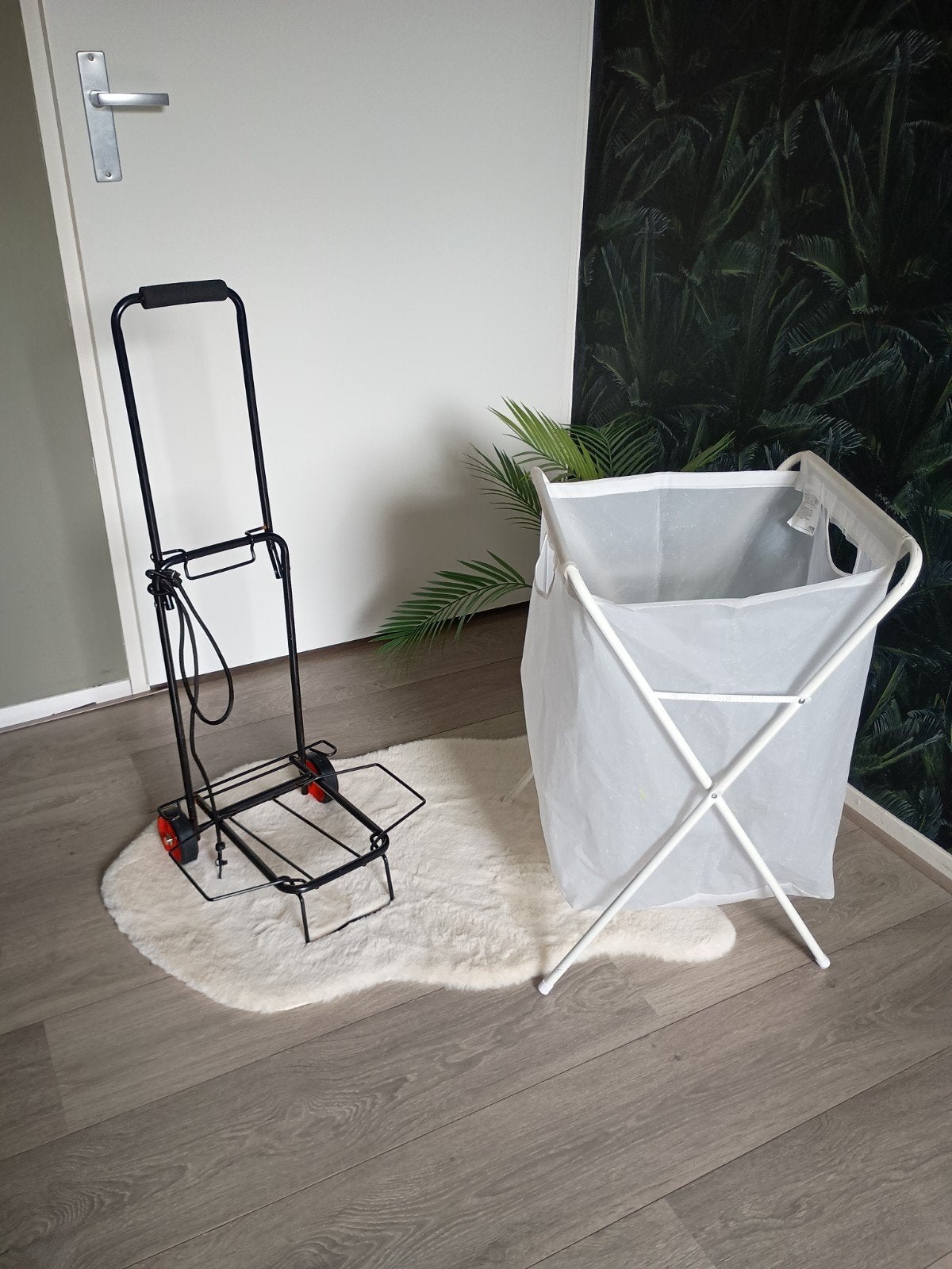 Camping Trolley /steekwagen & Opklapbare Mand /Wasmand, Ophalen of Verzenden