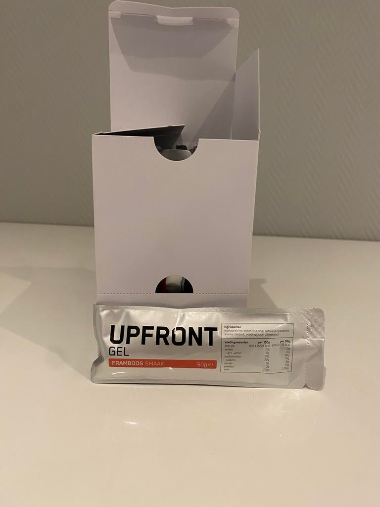 Upfront Gel 2.0 Framboos  12 pack 1 30g Koolhydraten Actie!!, Diversen, Levensmiddelen, Ophalen of Verzenden