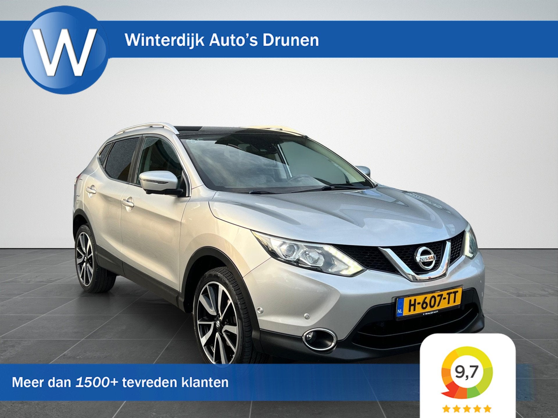 Nissan Qashqai 1.2 Tekna Clima|360 Camera|Pano|Dode Hoek, Auto's, Nissan, Bedrijf, Te koop, Qashqai, 360° camera, ABS, Achteruitrijcamera
