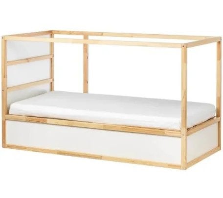 KURA IKEA laag/hoogslaper omkeerbaarbed kinderen, Ophalen, Gebruikt, Hoogslaper