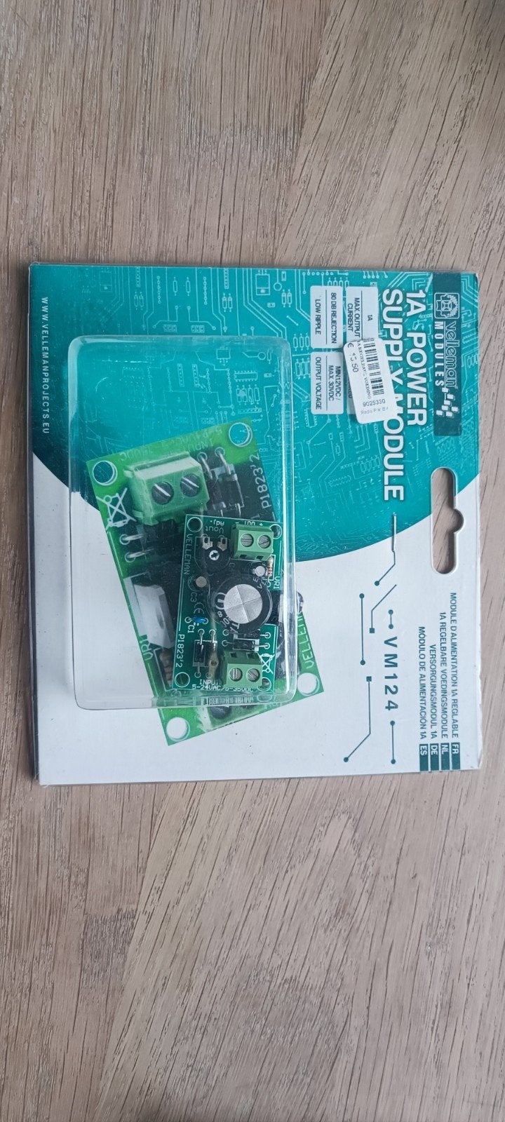 REGELBARE VOEDING 1.2-30VDC 1A, Ophalen of Verzenden, Nieuw