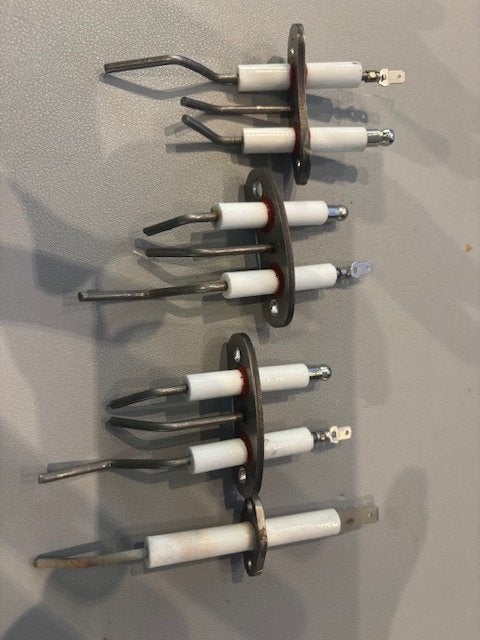 onstekingselektroden voor gasbrander, Ophalen of Verzenden, Nieuw