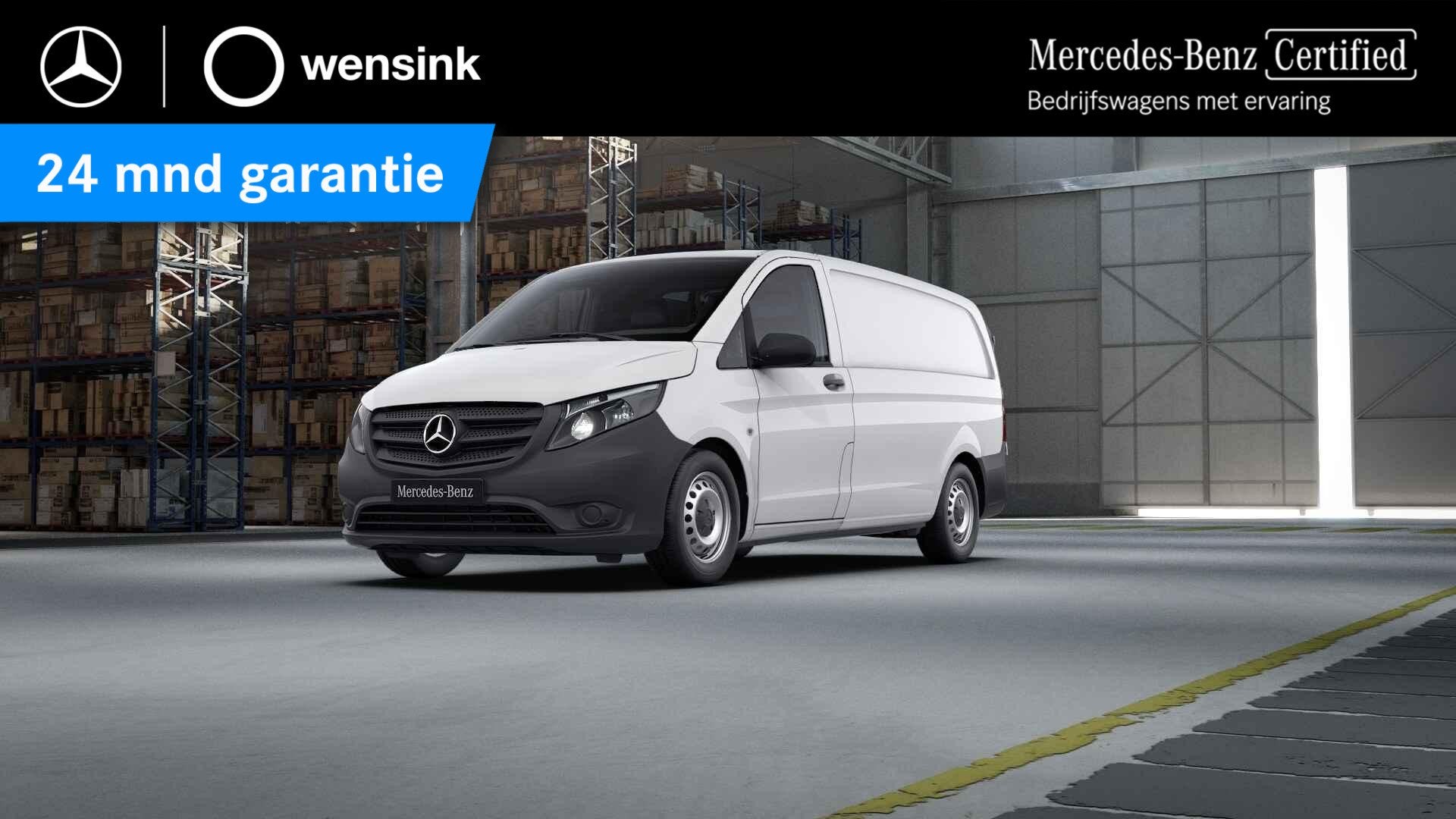 Mercedes-Benz Vito 110 CDI L2, Auto's, Gebruikt, Euro 6, 4 cilinders, Wit