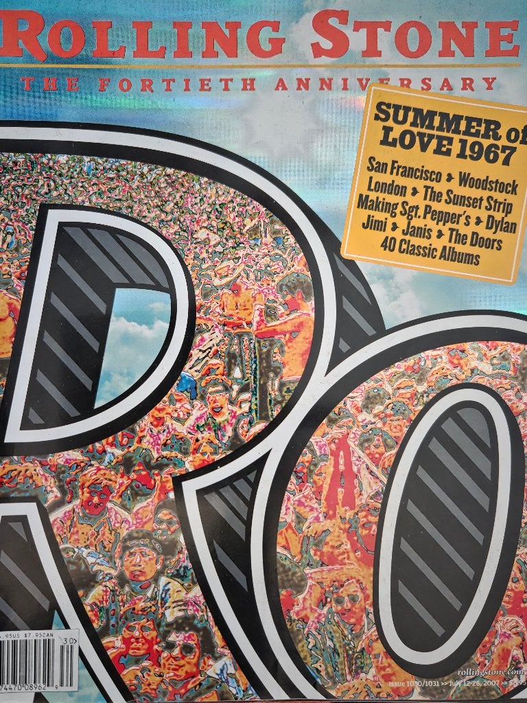 Rolling Stone 1030 July 2007 40 th anniversary Summer of lov, Ophalen of Verzenden, Zo goed als nieuw, Muziek, Film of Tv