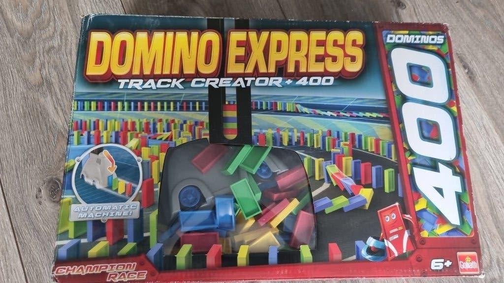 Domino express 400 stenen + automatische baanmaker, Ophalen of Verzenden, Zo goed als nieuw, Overige merken