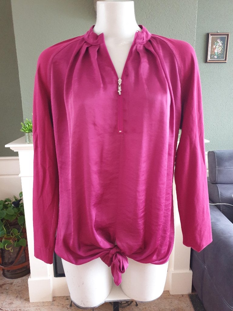 Inizia schitterende cyclaam roze trui top shirt 38 M, Kleding | Dames, Maat 38/40 (M), Verzenden, Inizia, Zo goed als nieuw