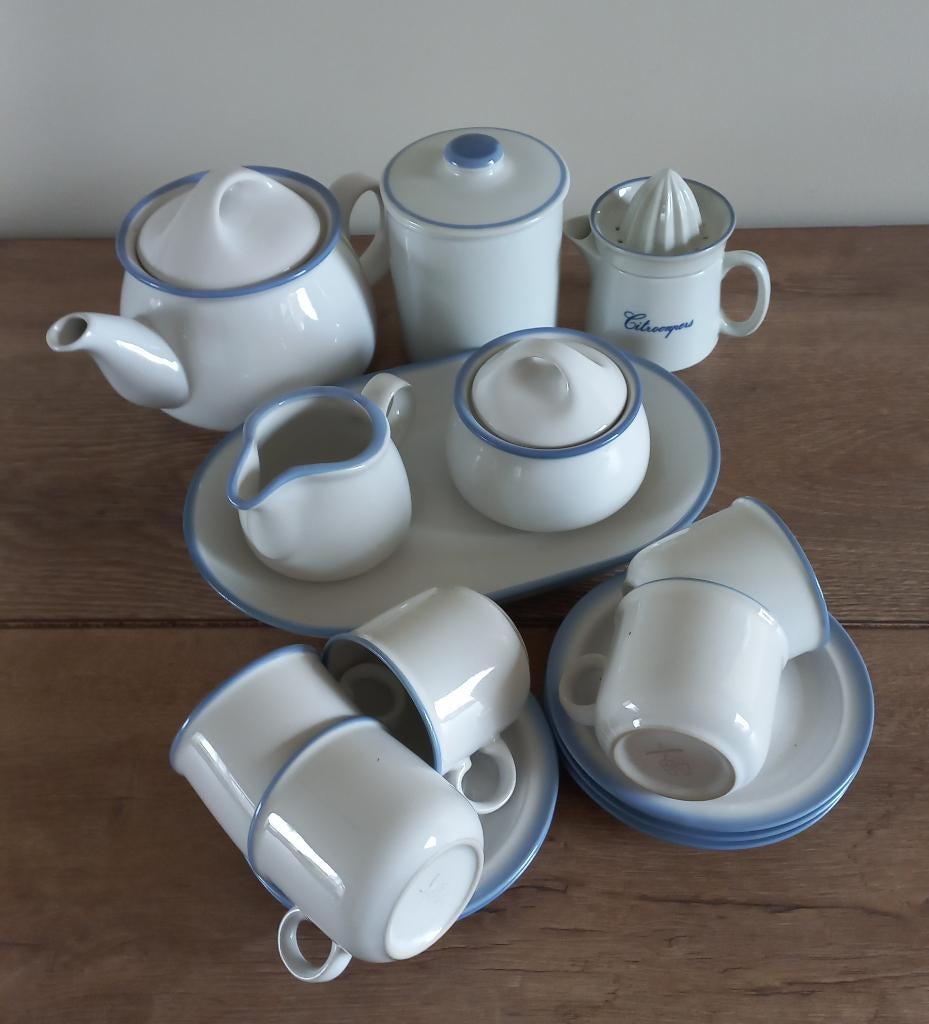 Servies met 2 schalen van porselein, Ophalen, Zo goed als nieuw, Overige stijlen, Porselein