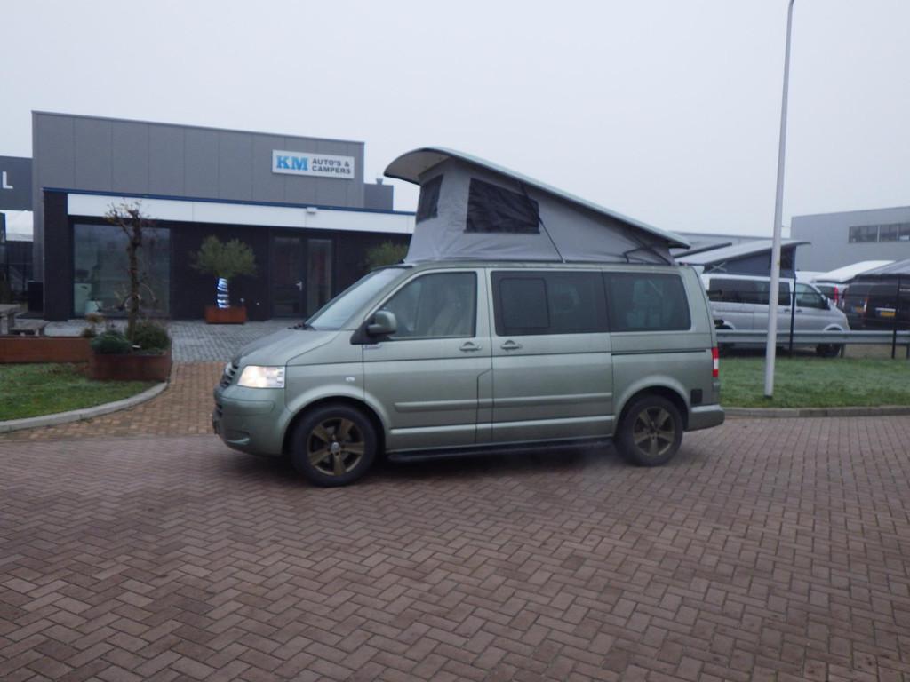Volkswagen MULTIVAN TDI 128 KW 1.0 AUT slaaphefdak buscamper, Caravans en Kamperen, Campers, Automaat, Buscamper of Camperbus