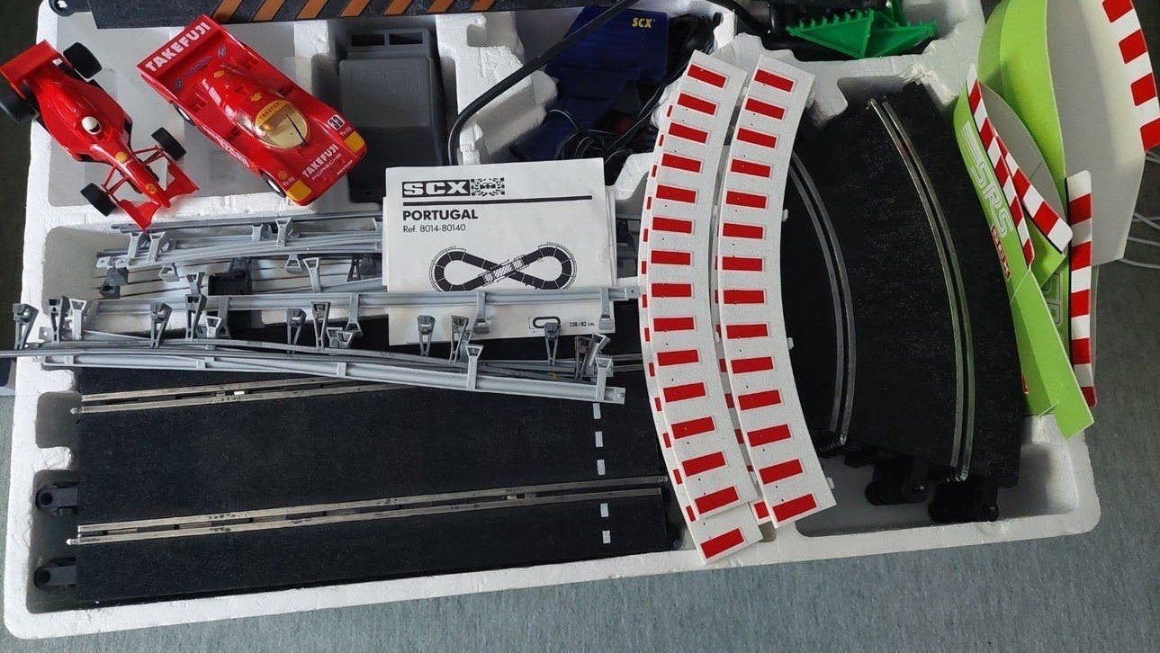SCALEXTRIC/SCX RACEBAAN PORTUGAL 1 : 32, Overige merken, Ophalen of Verzenden, Elektrisch, Racebaan