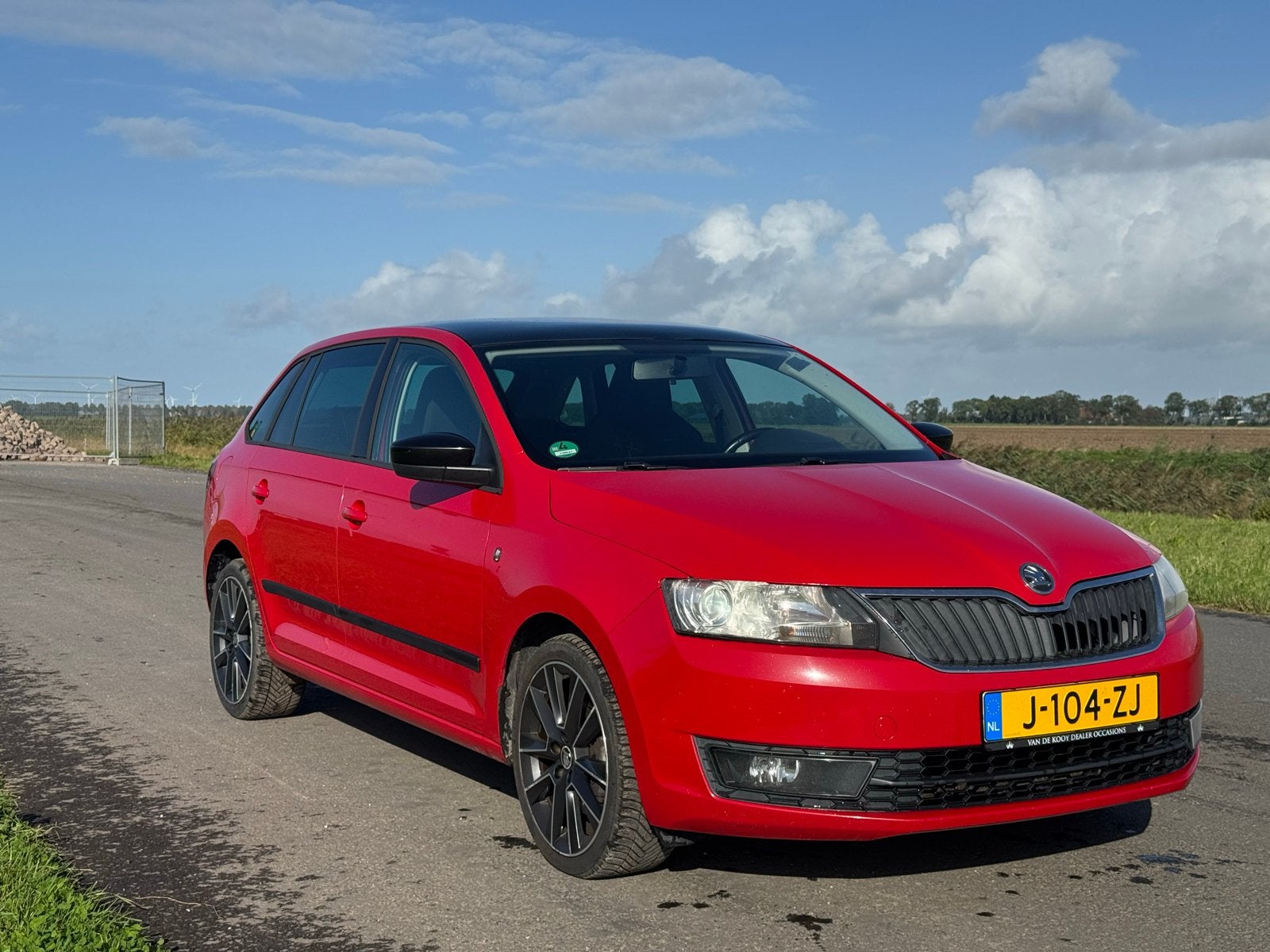 Skoda Rapid 1.4 TSI 90KW Spaceback A7 2014 Rood, Auto's, Zwart, 4 cilinders, 610 kg, 1200 kg