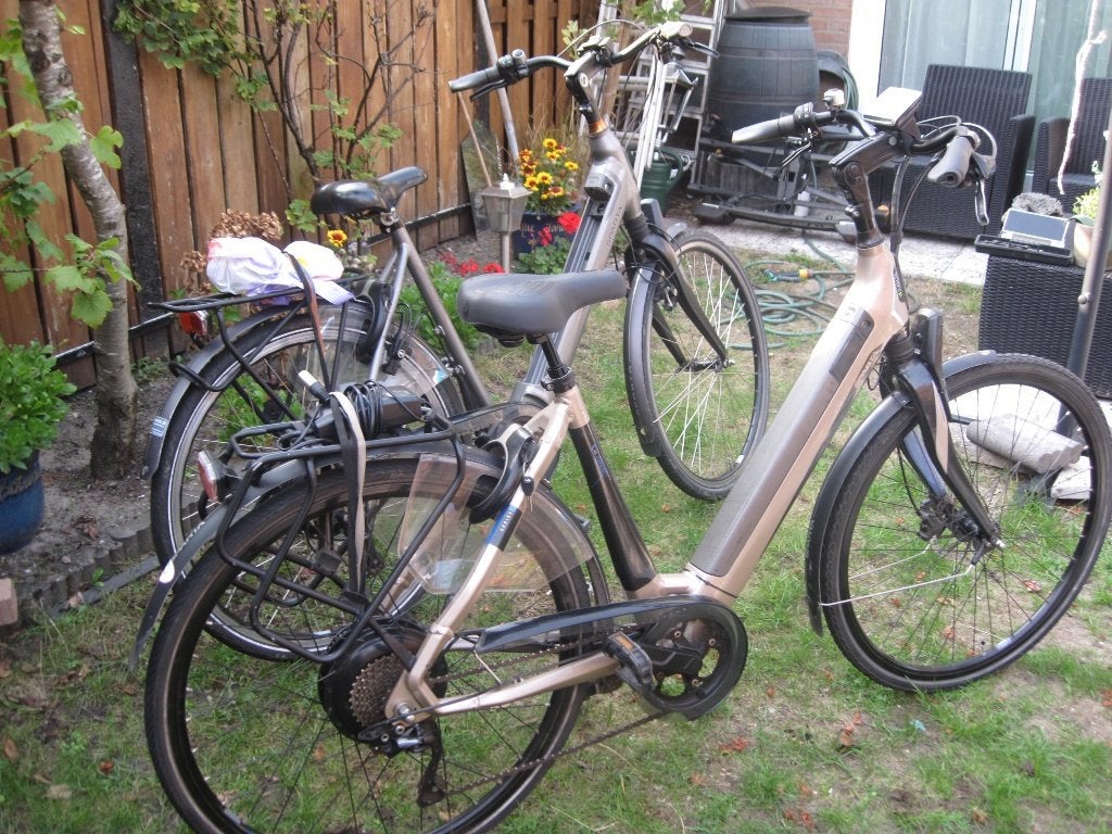 2 STUKS SPARTA ELECTRISCHE FIETS R10Ti  MET 1X ACCU 500 W, 51 tot 55 cm, Ophalen, Gebruikt, Sparta