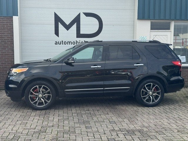 Ford FORD EXPLORER LIMITED 3.5 V6 4WD -EU -7 pers.-Pano dak, Euro 5, Gebruikt, Zwart, 2102 kg