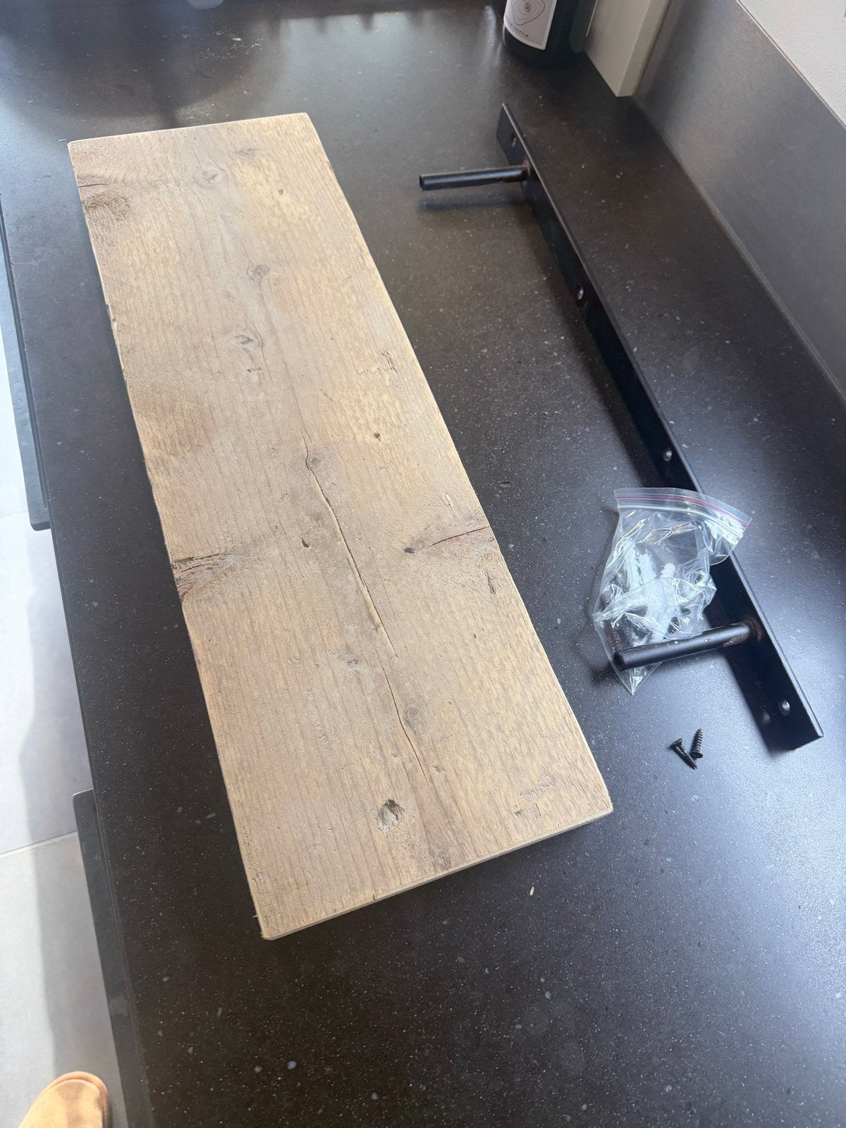 Houten plank met blinde ophanging (gaten boren), Ophalen of Verzenden, Nieuw