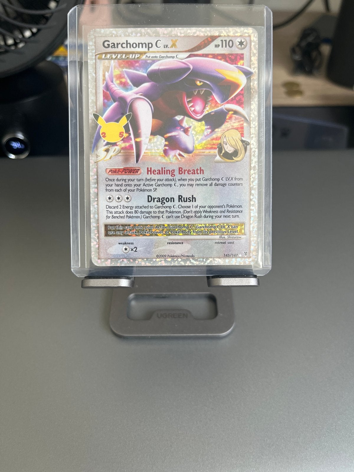 Garchomp C. LV.X Pokémon kaart (Celebrations Classic), Ophalen, Gebruikt, Losse kaart
