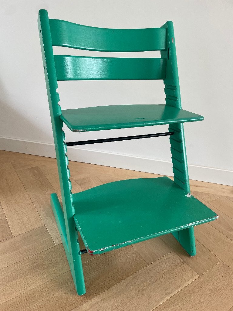 Stokke tripp trapp stoel, Kinderen en Baby's, Kinderstoelen, Ophalen, Gebruikt, Meegroeistoel, Aanschuifbaar