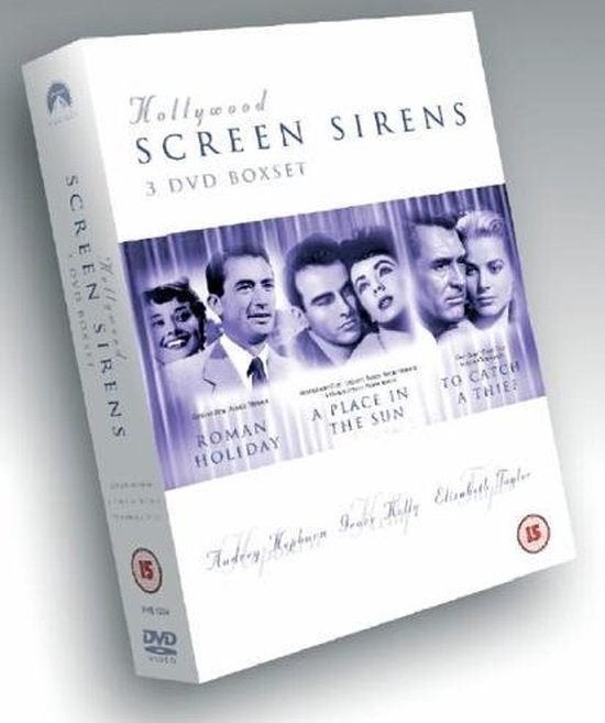 3X DVD HOLLYWOOD SCREEN SIRENS roman holiday place sun catch, Cd's en Dvd's, Dvd's | Klassiekers, Verzenden, Alle leeftijden, Romantiek