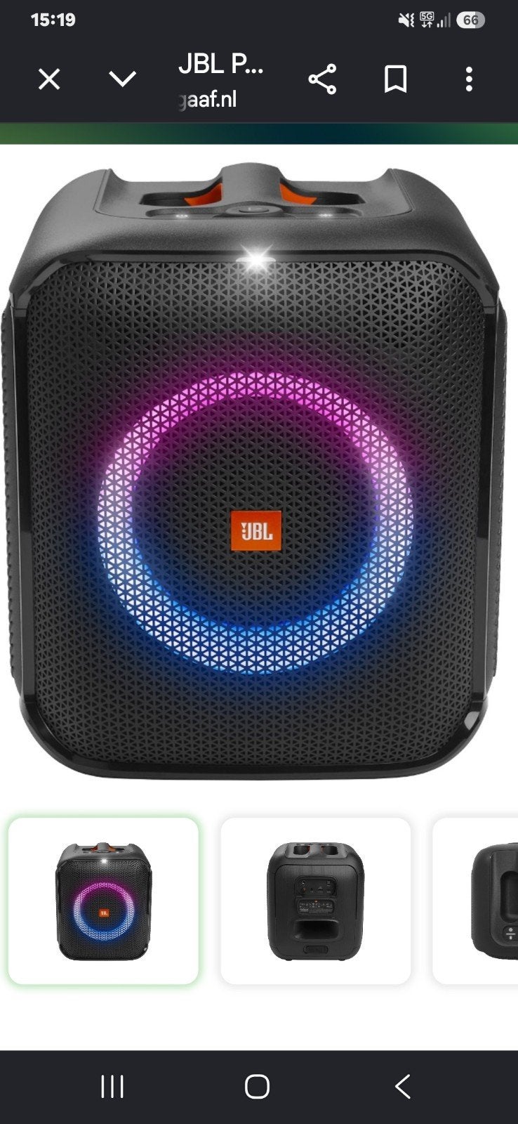 2 JBL Encore Party Speakers met 2 Microfoons - Nieuwstaat, Ophalen of Verzenden