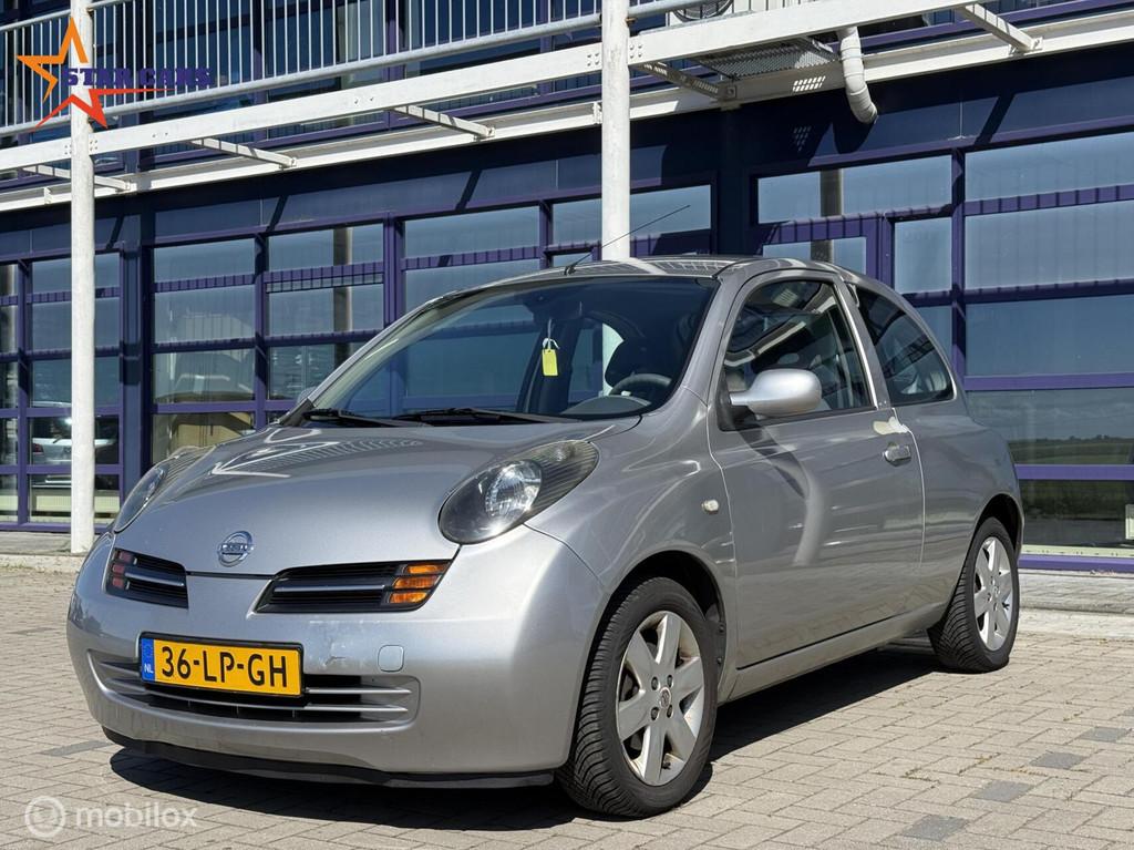 Nissan Micra 1.4 Acenta|APK| NAP| Ijskoude Airco|AUTOMAAT, Auto's, Gebruikt, 31 €/maand, 4 cilinders, 730 kg
