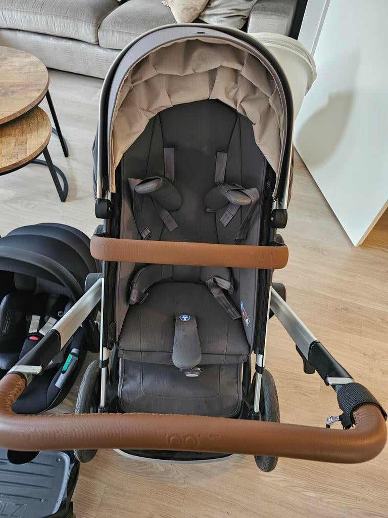 Complete joolz kinderwagen en maxi cosi, Gebruikt, Verstelbare duwstang, Ophalen, Kinderwagen