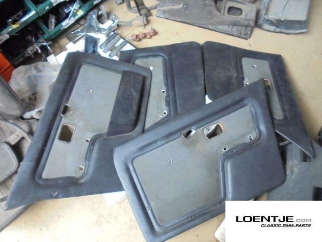 Deurpaneel duerpanelen e30 zwart 325i 320i 318i 316, Gebruikt, Ophalen of Verzenden, BMW, BMW