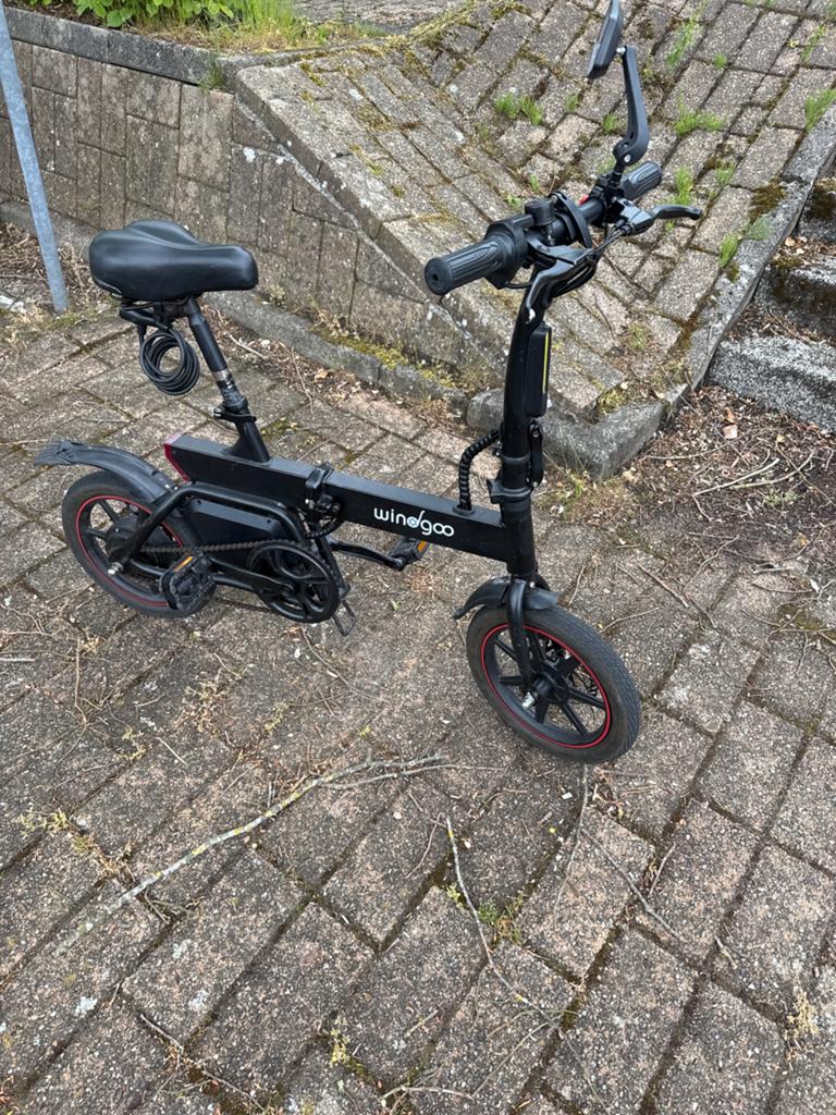 Elektrische vouwfiets, Fietsen en Brommers, Elektrische fietsen, Zo goed als nieuw, Overige merken, Minder dan 47 cm, Ophalen of Verzenden