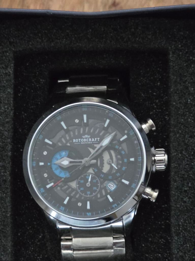 Rotorcraft Horloge - Nieuw in doos, Overige merken, Staal, Staal, Polshorloge
