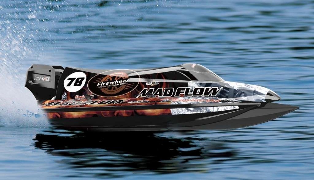 Brushless Formule 1 Boot 590mm 3S .55 - 60 km/h. Vaarklaar!, Hobby en Vrije tijd, Modelbouw | Boten en Schepen, Ophalen of Verzenden