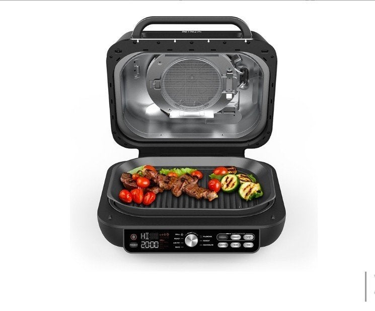 Ninja AG651EU Pro - Multifunctionele Grill en Airfryer - 7 K, Ophalen of Verzenden, Gebruikt, Tafelgrill