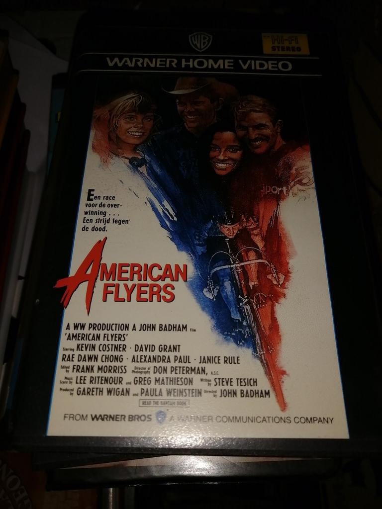 VHS ex-rental - American Flyers, Vanaf 16 jaar, Ophalen of Verzenden, Gebruikt, Horror