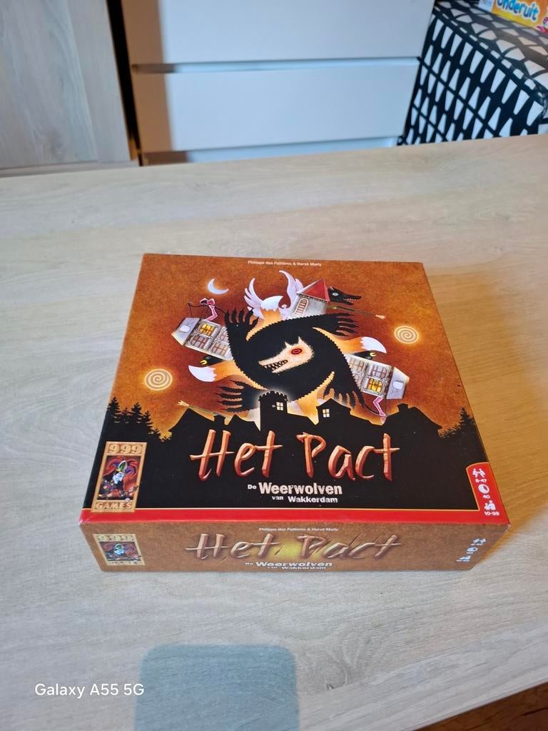 Het Pact: De Weerwolven van Wakkerdam - Bordspel, Hobby en Vrije tijd, Gezelschapsspellen | Bordspellen, Postbus 123, 1234 AB Spelstad